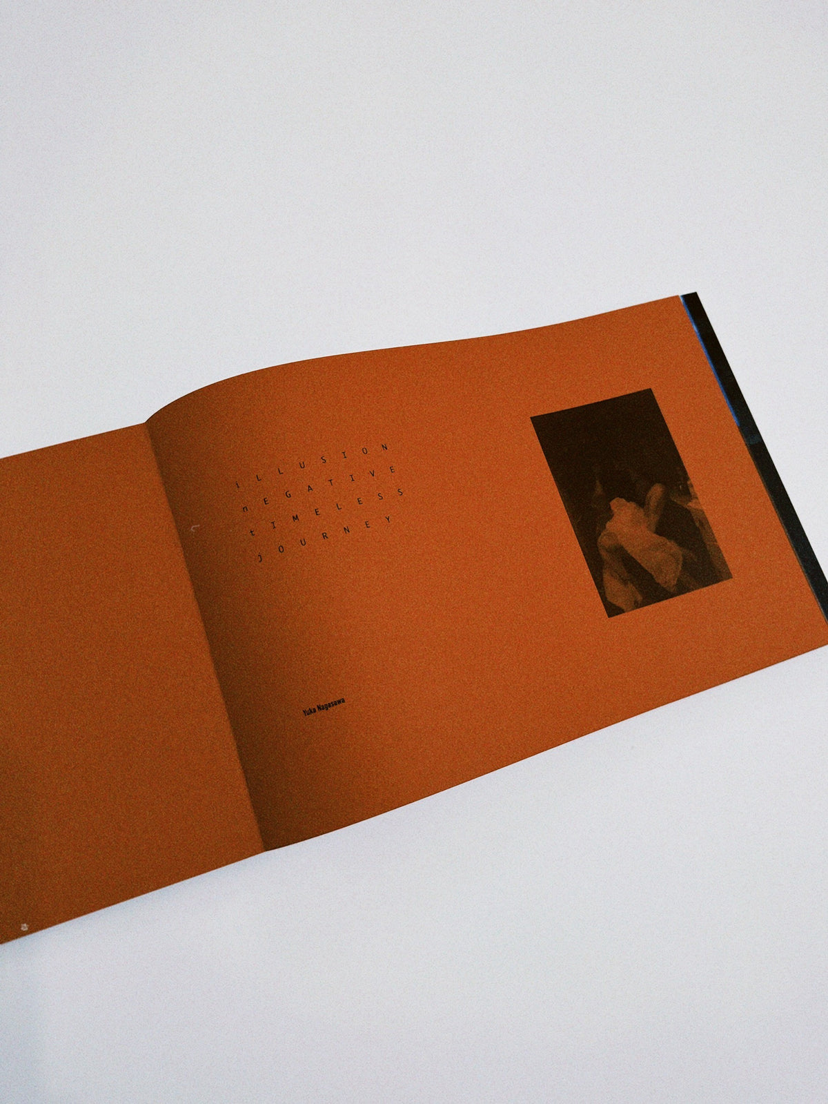 I·N·T·J Zine No. 1 — orange interior spread