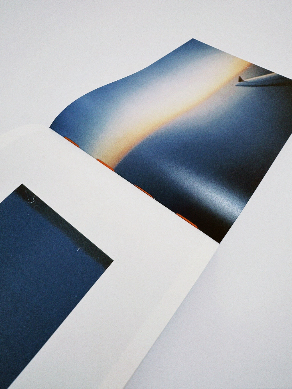 I·N·T·J Zine No. 1 — blue photographic interior spread